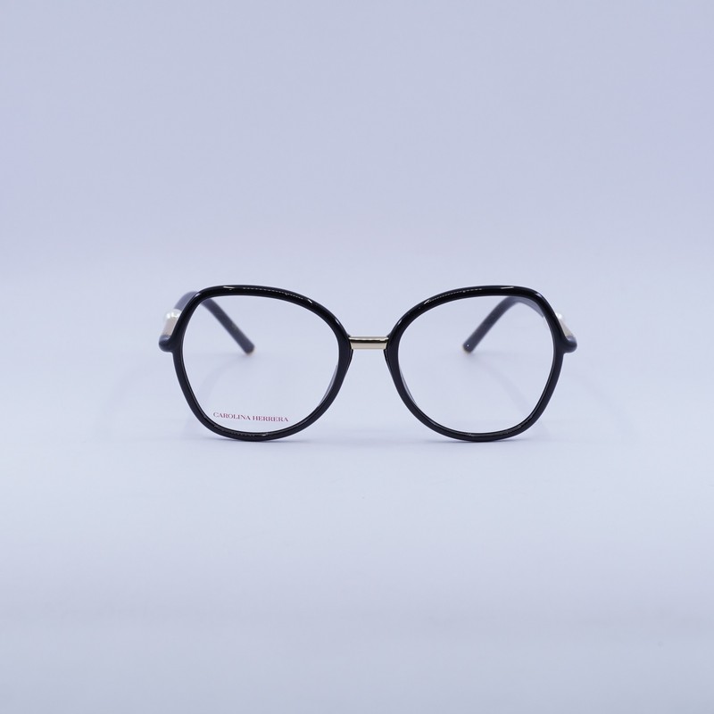Carolina Herrera HER 0080 0807 00 Shiny Black 53mm Eyeglasses New Authentic gallery