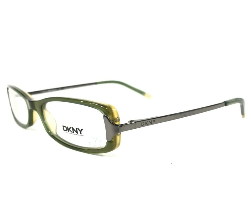 DKNY Eyeglasses Frames DY4507 3015 Gray Clear Green Brown Rectangular 50-17-135