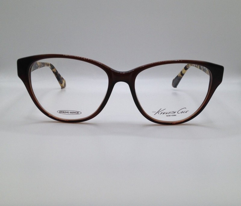 Kenneth Cole New York KC0231 048 Brown Tortoise Cat Eyeglasses Frame 52-16-140