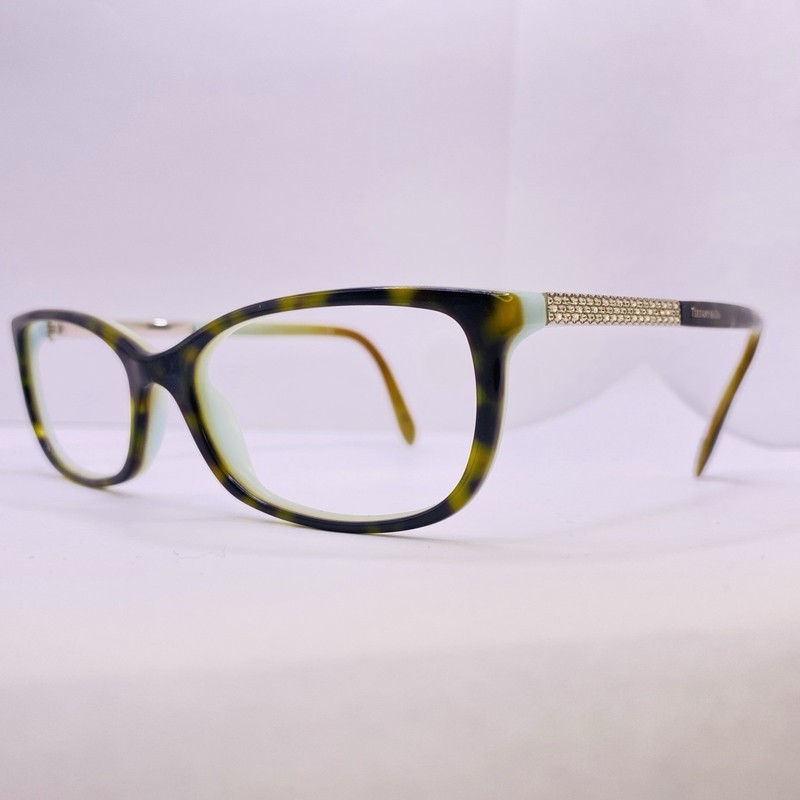 Tiffany & Co. Eyeglasses Sunglasses Frames Authentic TF 52 [] 16 140 Havana Blue