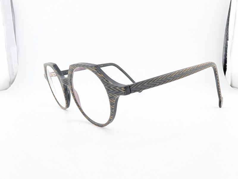 l.a. Eyeworks Eyeglasses Frames Only, ONE PAIR, QUILL 933, Gray, Made in Japan gallery