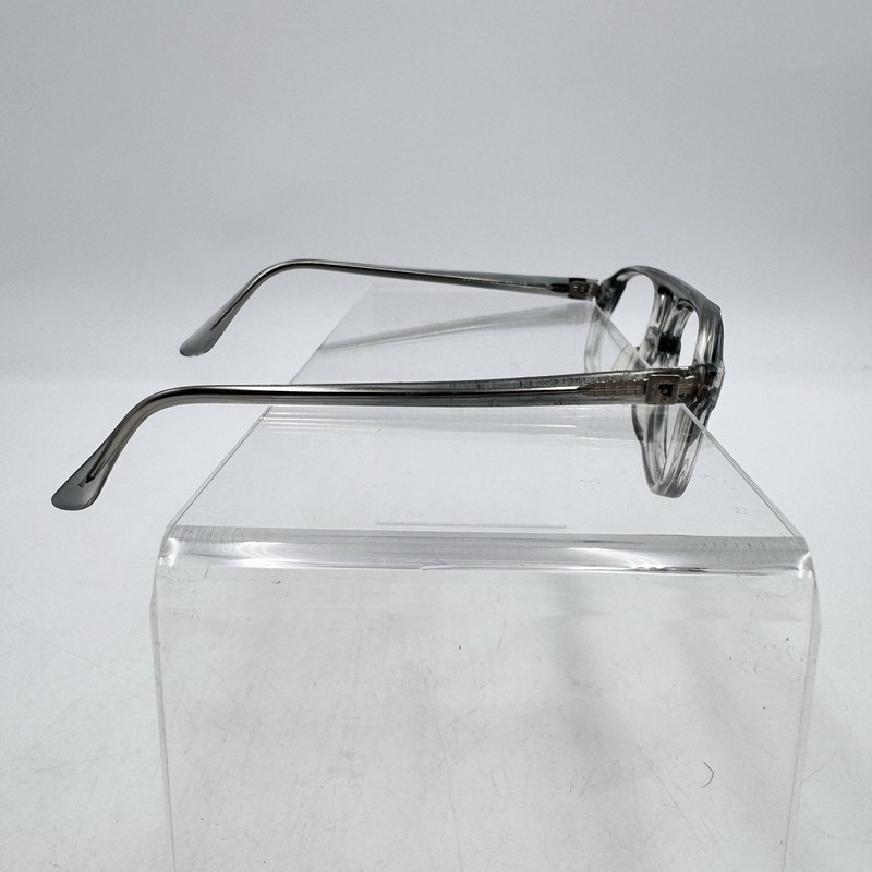 Diplomat Brian Vtg 80s Gray Plastic Eyeglass Frames 46-18 Full Rim Hong Kong MCM gallery