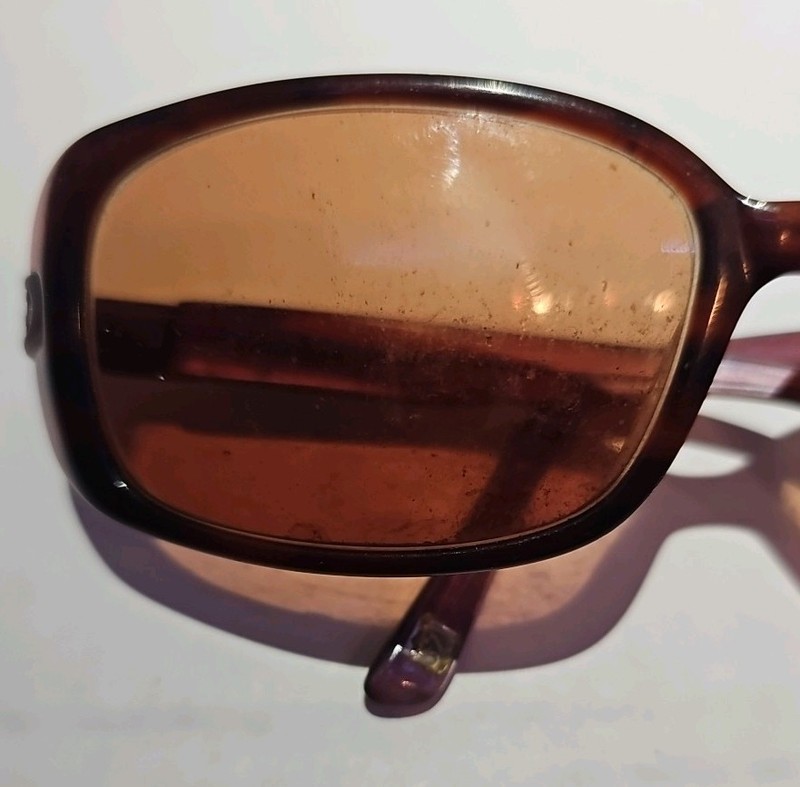 Saks Fifth Ave Y2K Frames Oversized Tortoise Brown Womens Designer *Frames Only* gallery
