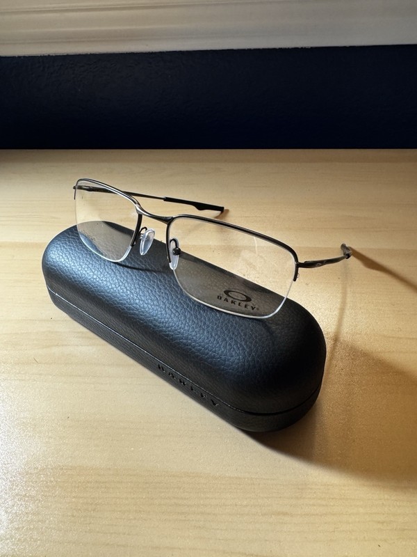Oakley Wingback SQ Eyeglasses Frames Pewter Gray, 54-18-136, OX5148-0254