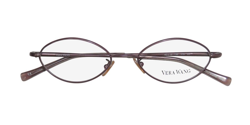 NEW VERA WANG V15 EYEWEAR FULL-RIM PURPLE 48-19-135 WOMENS CAT EYE METAL LC gallery