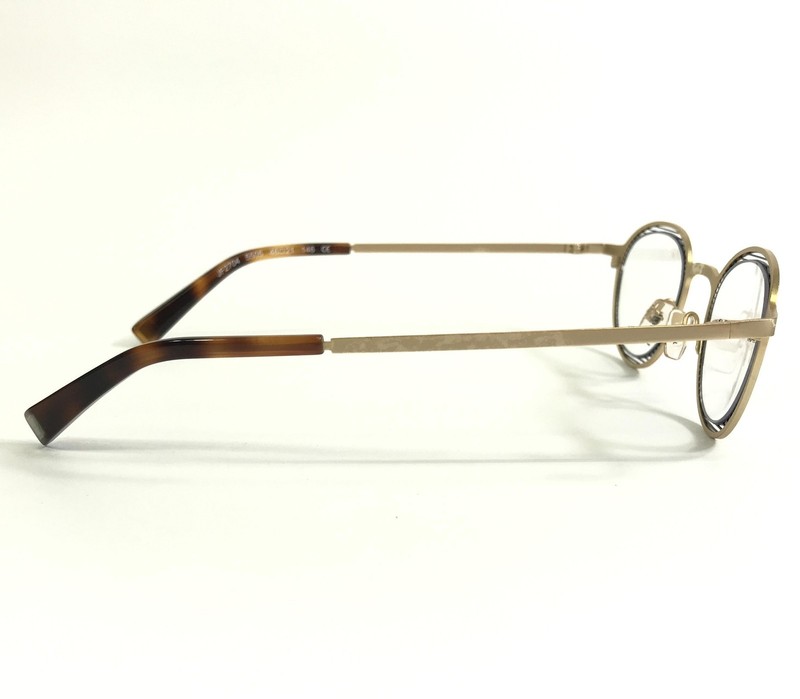 JF Rey Eyeglasses Frames JF2704 5505 Gold Gunmetal Matte Round 46-21-146 gallery