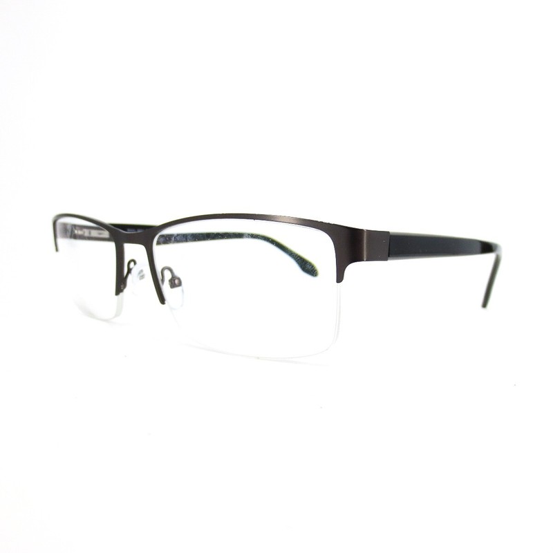 ROBERT MITCHEL RMXL 6001 GM Gunmetal Mens Rectangular Eyeglasses 59-18-150