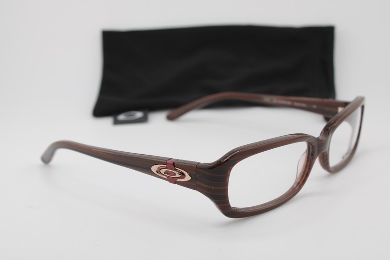 NEW OAKLEY OX1069-0252 CASSETTE BROWN HORN AUTHENTIC EYEGLASSES 52-15 gallery