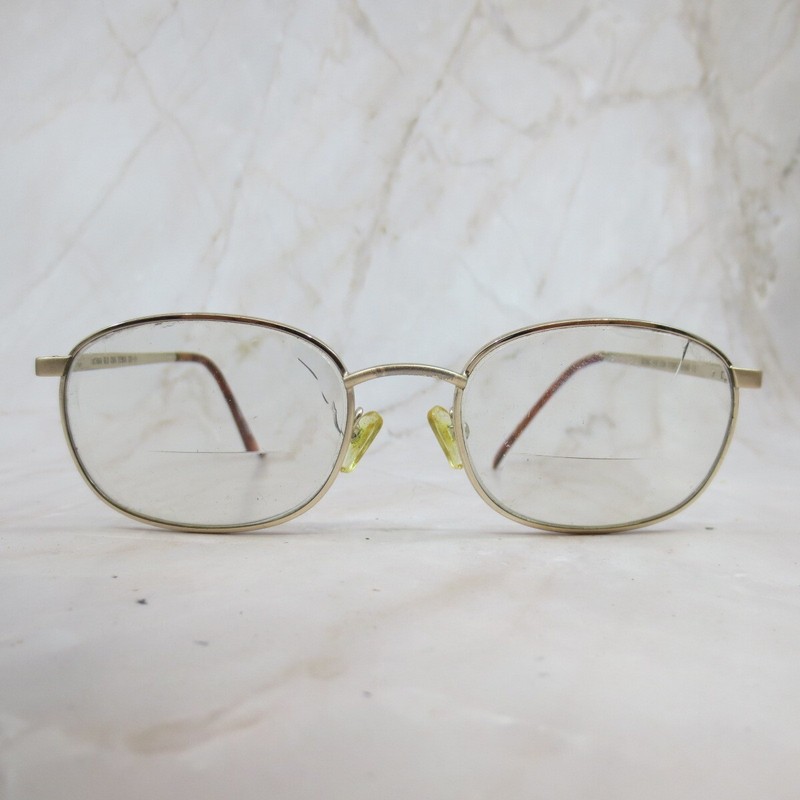 Titmus Eyeglasses Frame BC104A-CS64 Men’s Gold Metal Square Full Rim