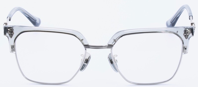 Brand New Heavy Titanium Metal chrome Heart Style Mens Large glass51-20-148