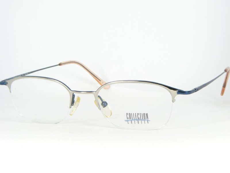 Collection Creativ 154 270 SILVER /BLUE EYEGLASSES GLASSES FRAME 48-19-140mm