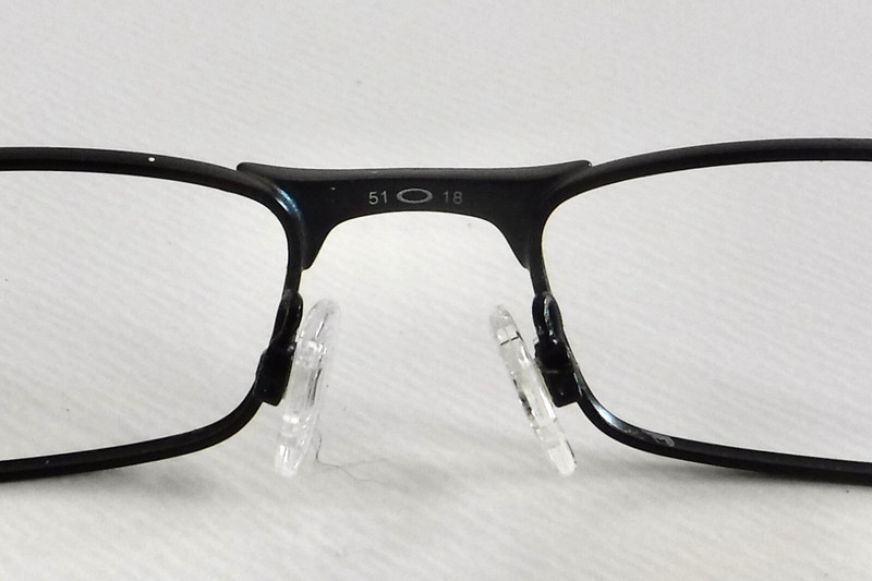 Oakley Socket 2.0 Eyeglasses Pewter Blue Frames 51-18-133 gallery