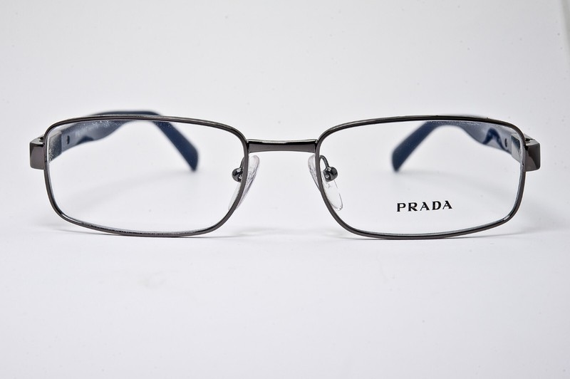 Prada VPR 50O 5AV-1O1 Gunmetal small size 52/17/135 Made in Italy Eyeglasses gallery