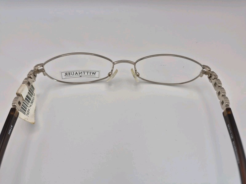 Wittnauer Eyeglasses Frames Halle, 52-17-135 Metal Silver/Honey gallery