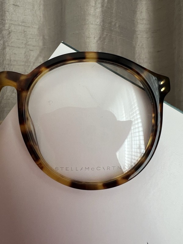 Stella McCartney Eyeglasses Round Tortoise Brown New Demo Big Oversized 5416-140 gallery