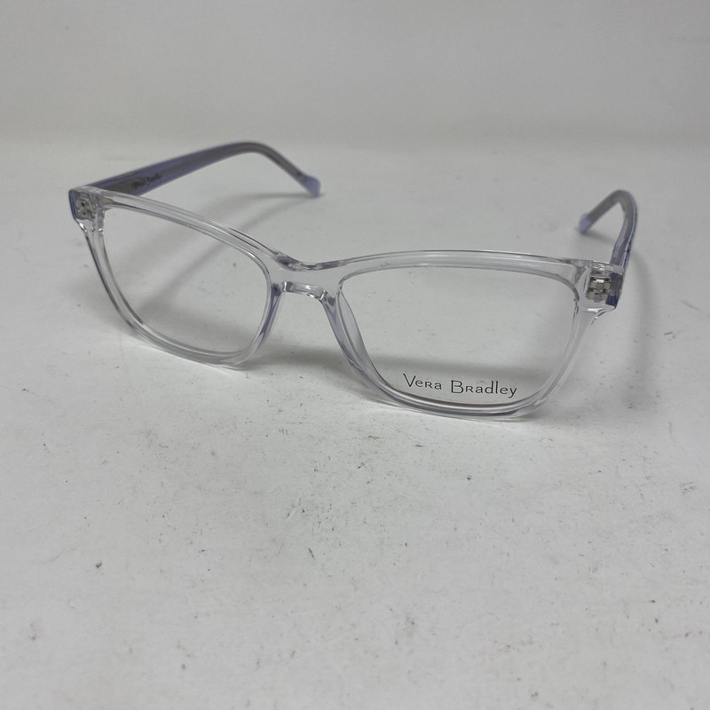 Vera Bradley ARYA SWEET GARDEN BLUES 53-16-135 CLEAR BLUE EYEGLASSES (421