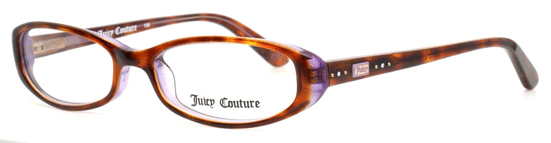 JUICY COUTURE Patti 01B5 Tortoise Purple Girls Kids Oval Eyeglasses 46-15-125 A