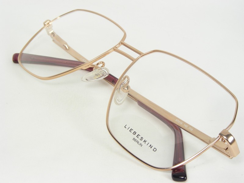 LIEBESKIND BERLIN 11034 190 PALE ROSE GOLD EYEGLASSES GLASSES 57-15-140 Germany gallery