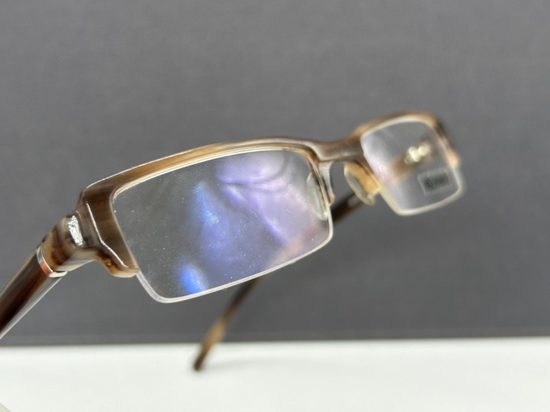Kio Yamato Eyeglasses Frames Men Woman Brown Full Rim Half Rim KP 026 NP: 215€
