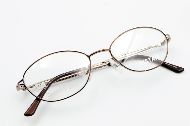 ARISTAR by Charmant AR18419 535 Brown 51-17-135 Eyeglass Frames with Case G377