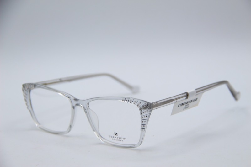 NEW SERAPHIN SHIMMER 1 /8035 CRYSTAL AUTHENTIC DESIGNER EYEGLASSES 50-12