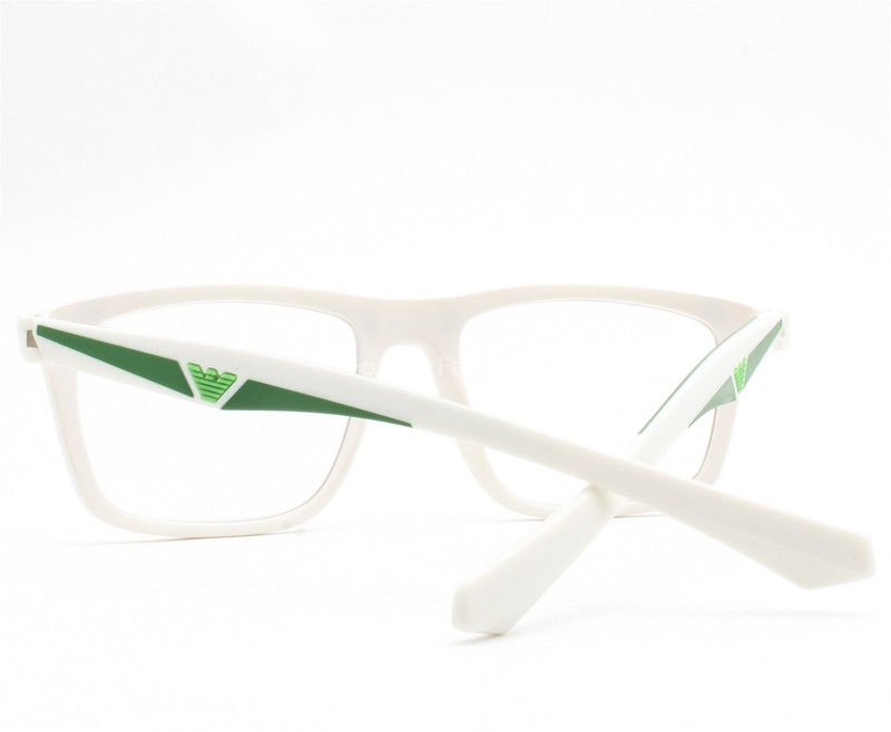 Emporio Armani Eyeglasses Fold Clip-On Sunglass Lens EA 4235 White 55mm w/case gallery