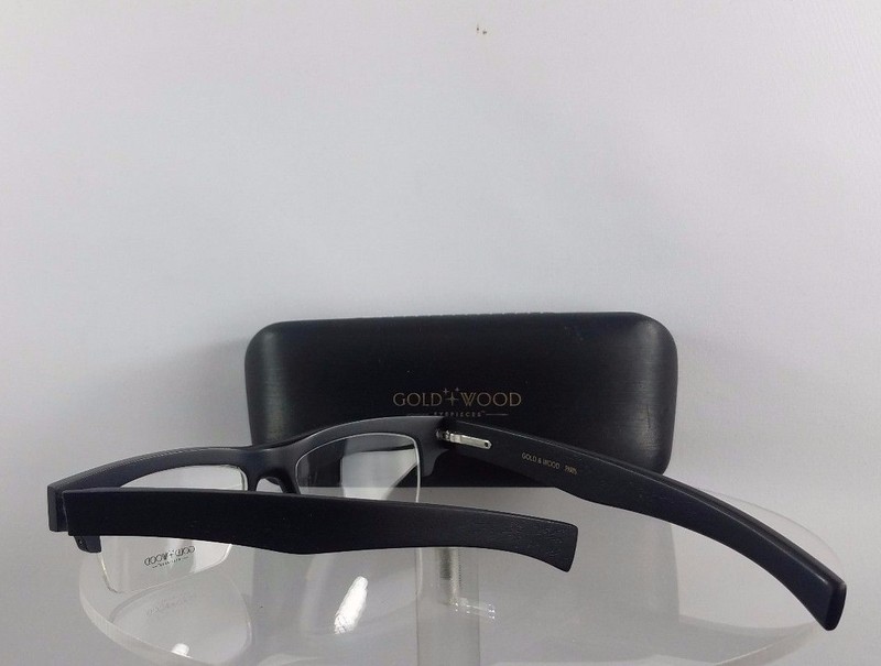 Brand New Authentic Gold and Wood B14.1 Matte Black Frame 14.1 Made in Lux #16E gallery