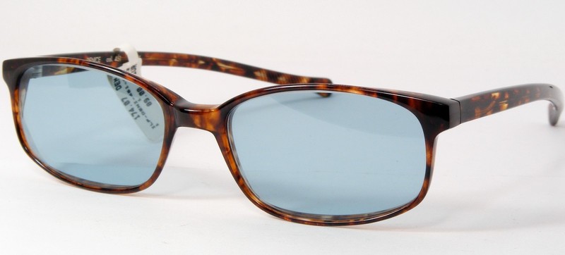 il punto DENICE 451 Demi Brown UNIQUE RARE SUNGLASSES w/ Blue LENS 49-16-143mm
