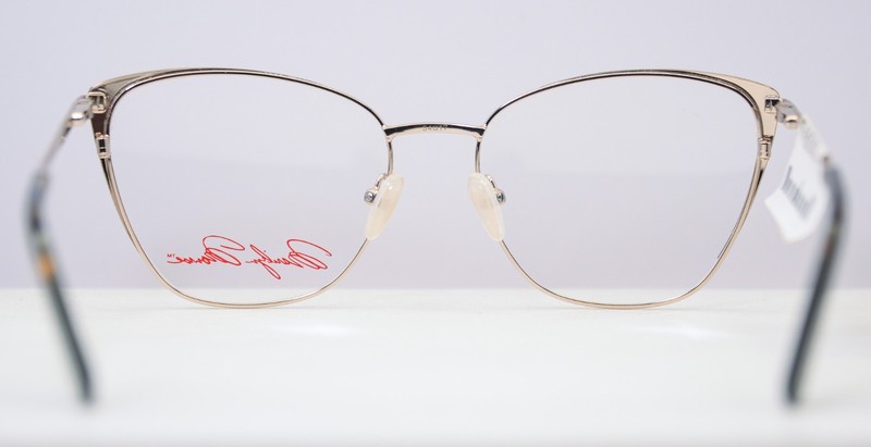 New Marilyn Monroe 191 Matte Black/Gold Eyeglasses Frame 54-17-140 No Case R7 gallery
