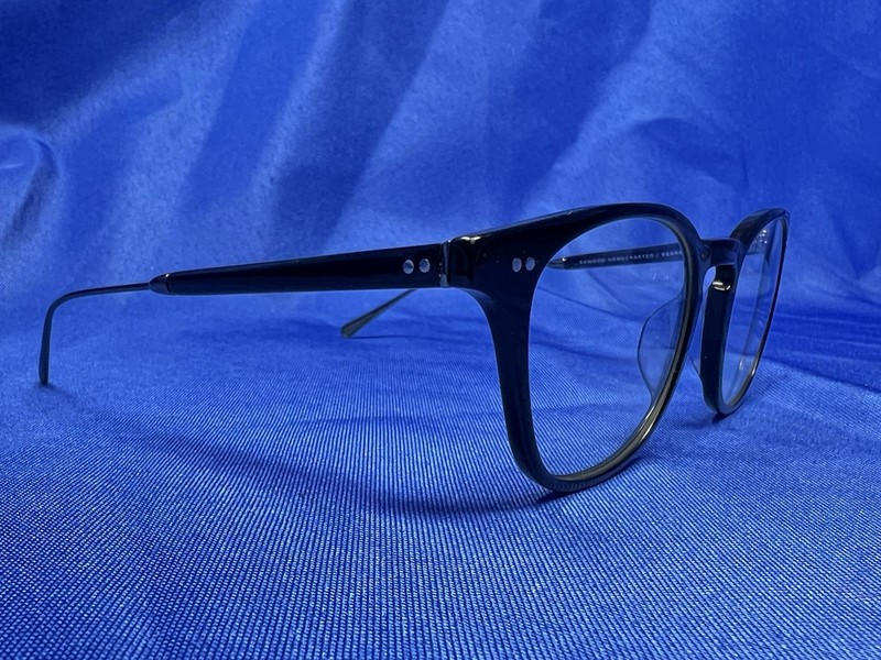 Shwood KENNEDY CITY Black Chrome Frames Eyeglasses Made In USA US SELLER READ