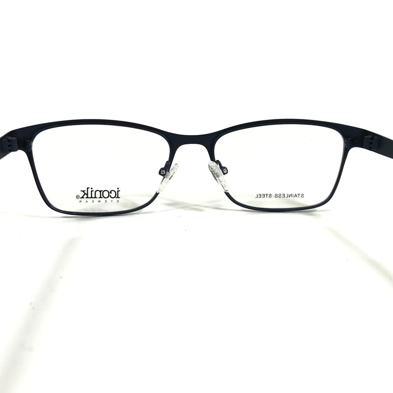 Iconik Eyeglasses Frames Jessica C02 Blue Square Full Rim 53-18-138 gallery