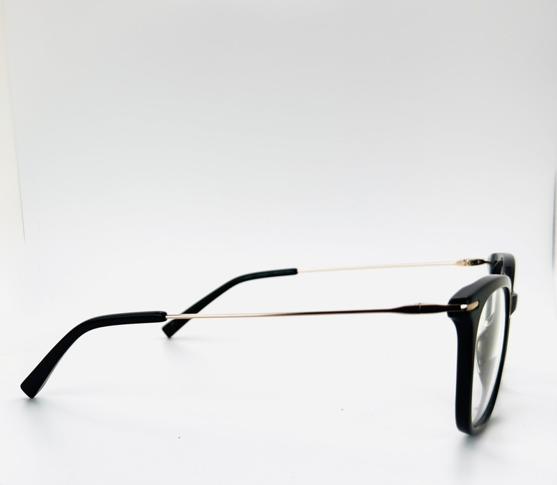 JONES NEW YORK J240 BLACK Black Gold Square Full Rim Eyeglasses 49-18-135 B:39  gallery