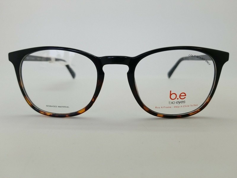 1 Unit New B.E Bio Eyes Dark Tortoise Eyeglass Frame 51-21-140 #572