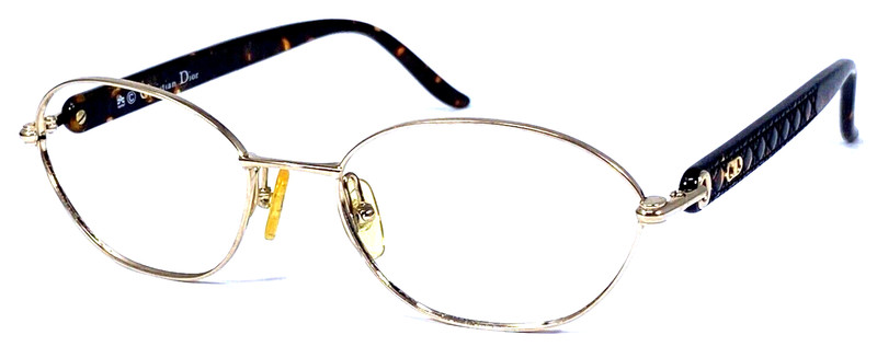 CHRISTIAN DIOR CD3515 25E Austria Gold/Brown Tortoise 52-17-135 Eyeglasses Frame