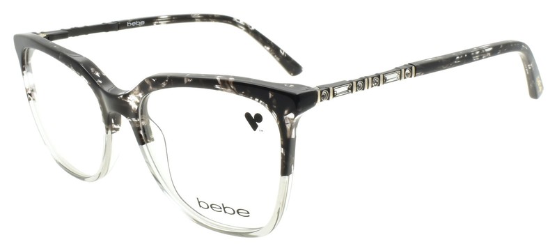 Bebe BB5191 001 Women’s Eyeglasses Frames 54-17-135 Jet Black Gradient / Stones