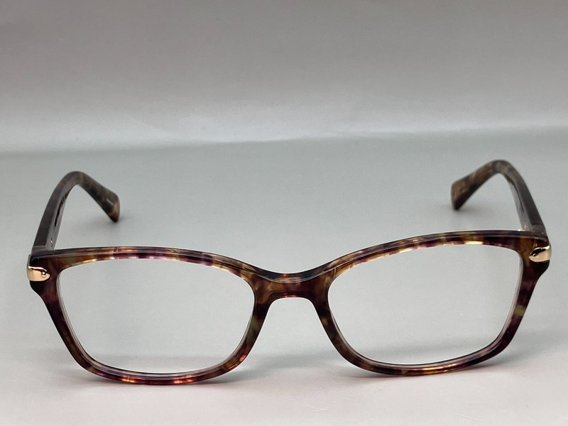 Coach Eyeglasses HC 6065 5287 Confetti Brown Clear 51-17-135 FRAMES ONLY gallery