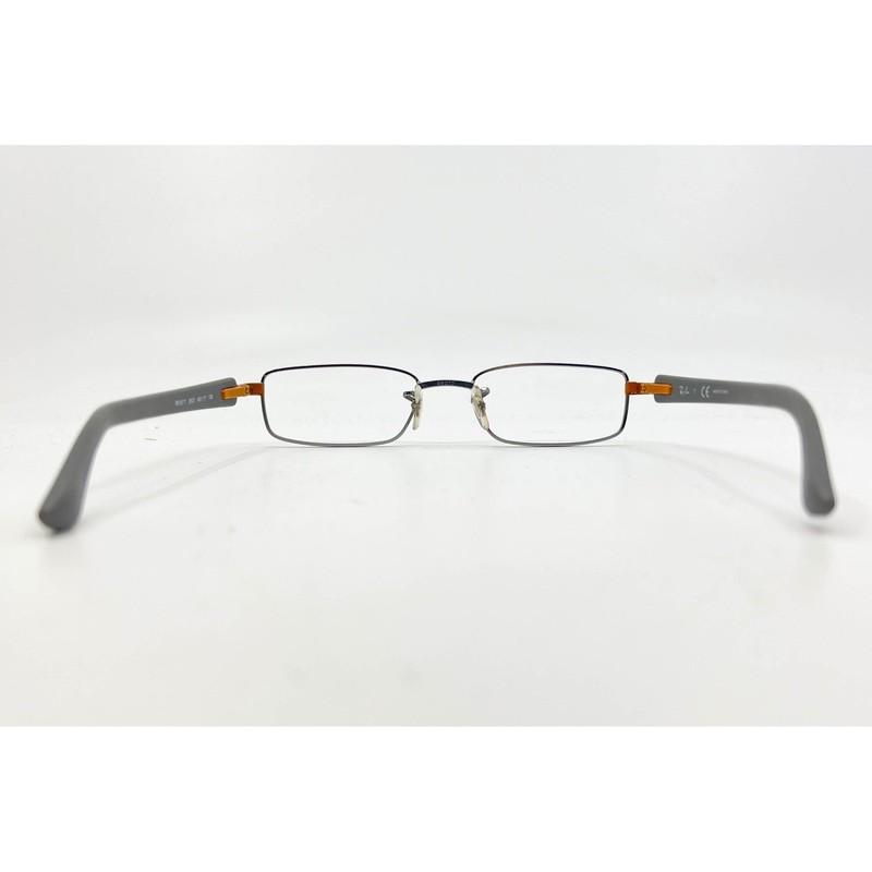 Ray-Ban Eyeglasses RB 6217 2620 Rectangular Metal Orange Accents Women gallery