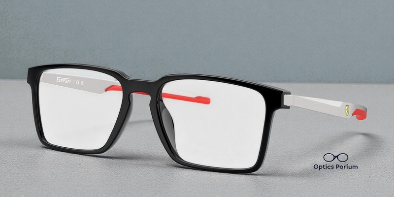 FERRARI SCUDERIA FZ8005U 501 Black Demo Lens 56 mm Men’s Eyeglasses
