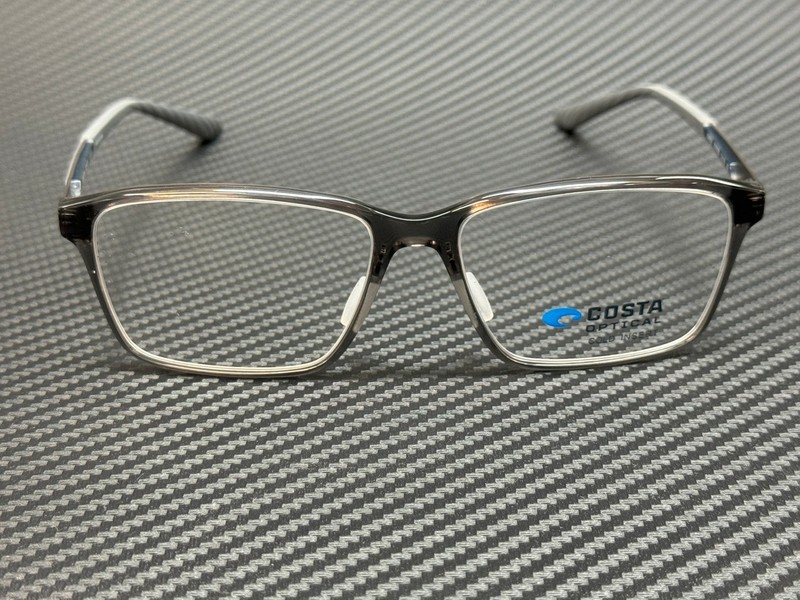 COSTA DEL MAR 6A8012 02 PCR 400 Smoke Crystal Men's 55 mm Eyeglasses gallery