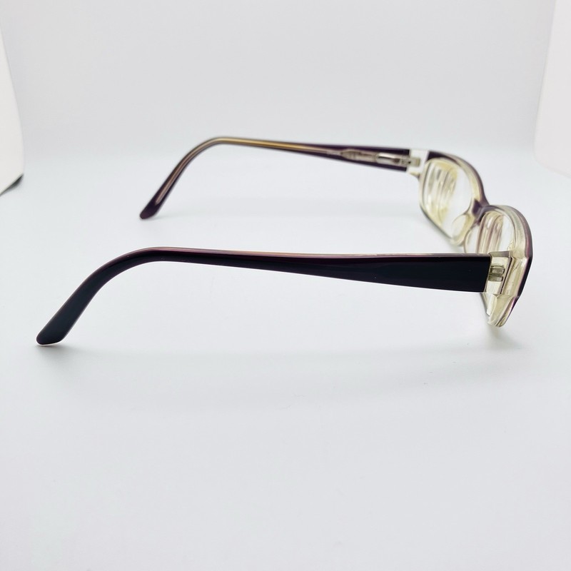 Michael Stars Eyeglasses Frames Chameleon Black and Clear Rectangle 53-15-135 gallery