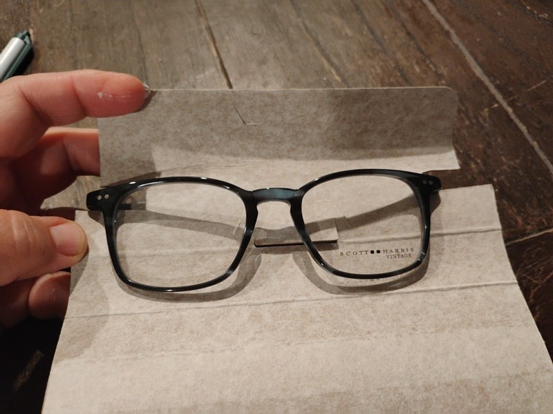 NEW SCOTT HARRIS VINTAGE V-52 C3 AUTHENTIC EYEGLASSES 49-19-145 #35