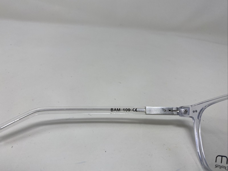 BAM Eyewear BAM 109 CRYSTAL 60-20-150 Plastic Full Rim Eyeglasses Frame CC19 gallery