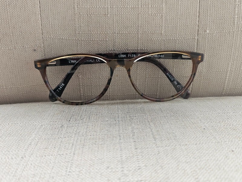 Link Occhiali Women Eyeglasses 7175 C57 Black Pink Camouflage Frames 53-16 140