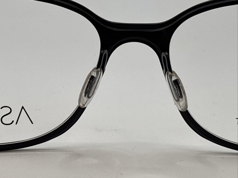 Aspire Glamorous Black Matte 55/16 140 Women’s Titanium Eyeglasses A5016 gallery