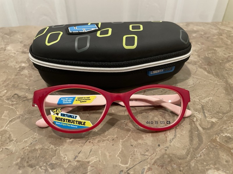 LIBERTY SPORT KIDS EYEWEAR Z8-Y60 760 46-15-125 RED PINK EYEGLASSES Mauritius