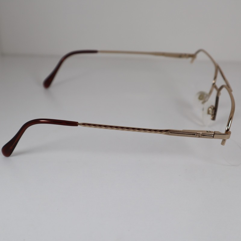 Vintage NEOSTYLE ACADEMIC 370/953 Gold Aviator Eyeglasses Frames 58-14-140mm gallery