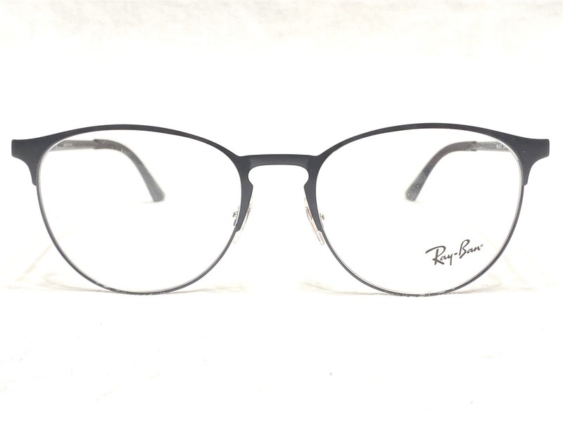 NEW Ray Ban RB6375 2944 Black Round Modern Designer Eyeglasses Frames 53/18~145 gallery
