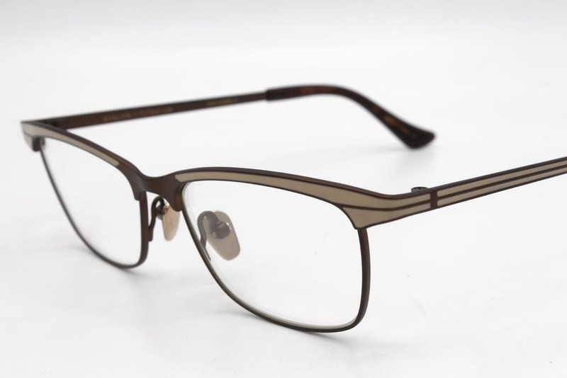 Dita Legends Avalon Eyeglasses Brushed Brown Satin Cream DRX3008E Authentic 51mm