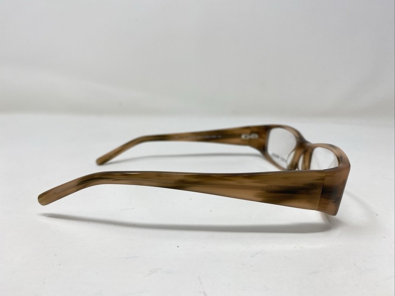 Geoffrey Beene FATALE BRN 55-18-125 Brown Horn Full Rim Eyeglasses Frame G106 gallery