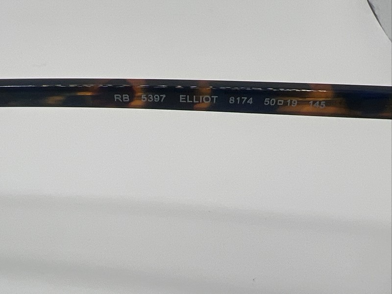 RayBan RB 8174 50/19 145 blue & brown eyeglass frames Ee199 gallery